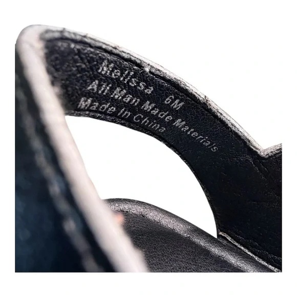 Melissa Women’s Black Platform Wedge Espadrilles Sandal - Picture 5 of 5